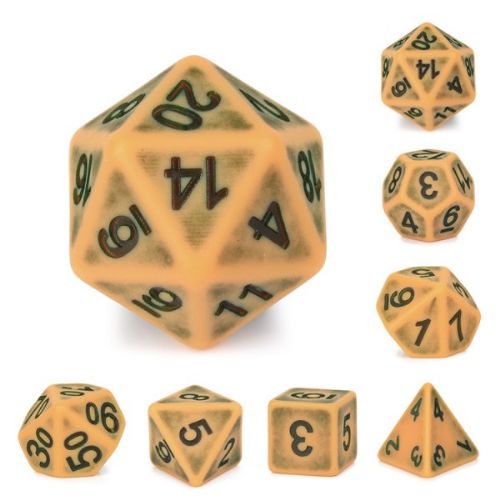 Loess Plateau Sand Orange LegendDice Ancient Dice Set